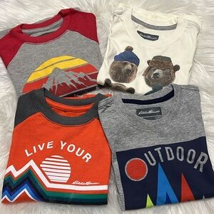 Bundle of 4 long sleeves shirts for boys